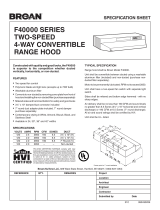 Broan-NuTone F403601 User manual