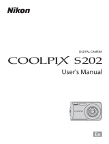 Nikon Coolpix S202 User manual