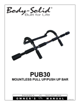 Body-Solid PUB30 Owner's manual