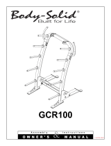 Body-Solid GCRPACK Owner's manual