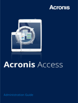 ACRONIS Web Help Access 6 Owner's manual