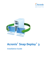 ACRONIS Snap Deploy 3 Installation guide