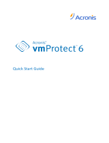 ACRONIS Web Help vmProtect 6 Quick start guide