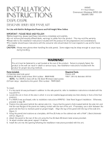 Viking Range DDSB548D Operating instructions