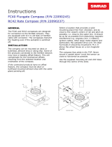 B&G FC40 Fluxgate Compass/RC42 Rate Compass Installation guide