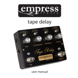 Empress Effects Tape Delay User manual