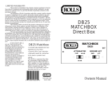 Rolls DB 25b Owner's manual