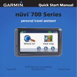 Garmin Nüvi 7xx 700 User manual