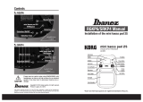 Ibanez RGKP6 & SRKP4 installation manual Owner's manual