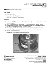 Electro-Voice MM2F to MM2F-1 Conversion Operating instructions