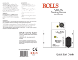 Rolls SB126 User manual