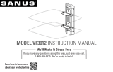 Sanus VF3012 User manual