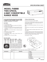 Broan F404201 Operating instructions