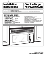 Frigidaire FMV157GB Installation guide