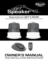Klipsch LightSpeaker Owner's manual