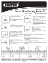 Draper Brake Pipe Flaring Kit Operating instructions