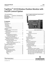 TopWorx 4310 On/Off Wireless Control IOM Owner's manual