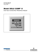 Rosemount 1055-CR Conductivity/Resistivity Analyzer Owner's manual