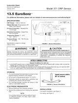 Rosemount 371 ORP Sensor Owner's manual