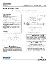 Rosemount 371 pH Sensor Owner's manual