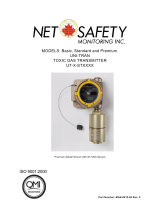 NetSafety UNI-TRAN UT-X-STXXXX Basic, Standard, Premium-Toxic Gas Transmitter Owner's manual