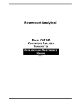 Rosemount CAT 200-Rev A Owner's manual