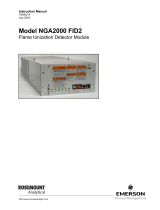 Rosemount NGA 2000 FID2 Hydrocarbon Analyzer Module SW 3.6-Rev A Owner's manual