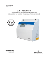 Rosemount X-STREAM X1 FN Addendum for Non-Incendive Analyzers in Zone 2 Hazardous Area Owner's manual