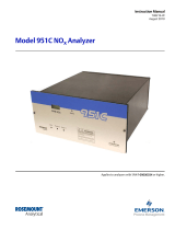 Rosemount 951C NOx Analyzer-Rev W Owner's manual
