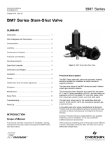 Tartarini BM7 Series Slam-Shut Valves Owner's manual