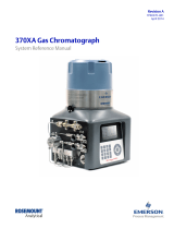Daniel 370XA Gas Chromatograph System Owner's manual