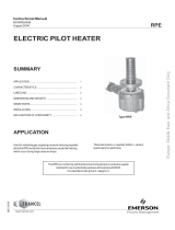 Francel RPE Electric Pilot Heater Owner's manual
