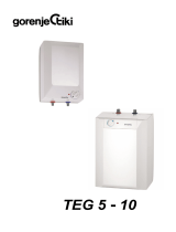 Gorenje TEG 0520 U/A User manual