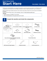 Brother FAX-2840 User manual