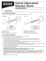 Draper Heavy Duty Pistol Type Grease Gun, 500cc Operating instructions