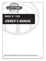 Lifetime 1268 Owner's manual