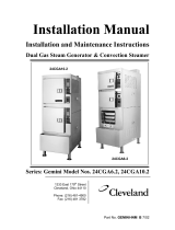 Cleveland Range 24-CGA-10.2 Installation guide