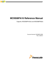 NXP S08PA Reference guide