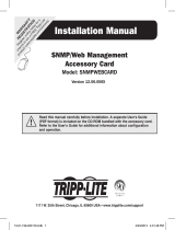 Tripp Lite SNMPWEBCARD Installation guide