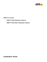 Axis P1365 Installation guide