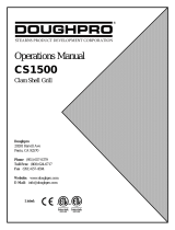 Doughpro CS1500 Operating instructions