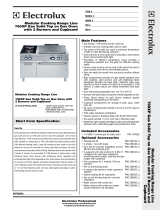 Electrolux 371010 (E7STGL3010) Datasheet