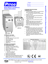 Pitco Frialator SRTE14-2 Datasheet