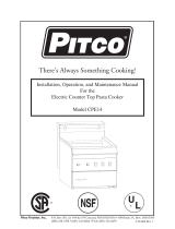 Pitco Frialator CPE14 Operating instructions