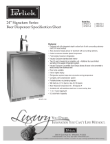 Perlick Refrigeration HP24TO-1 Datasheet