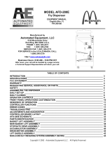 Automated Equipment LLC AFD-280E User manual
