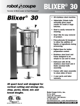 Robot Coupe BLIXER60 Specification