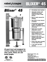Robot Coupe BLIXER60 Specification