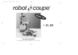 Robot Coupe CL 30 User manual