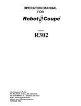 Robot Coupe R301U Operating instructions